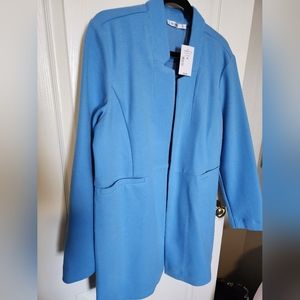 NEW- XL Reitmans soft blazer, Periwinkle blue